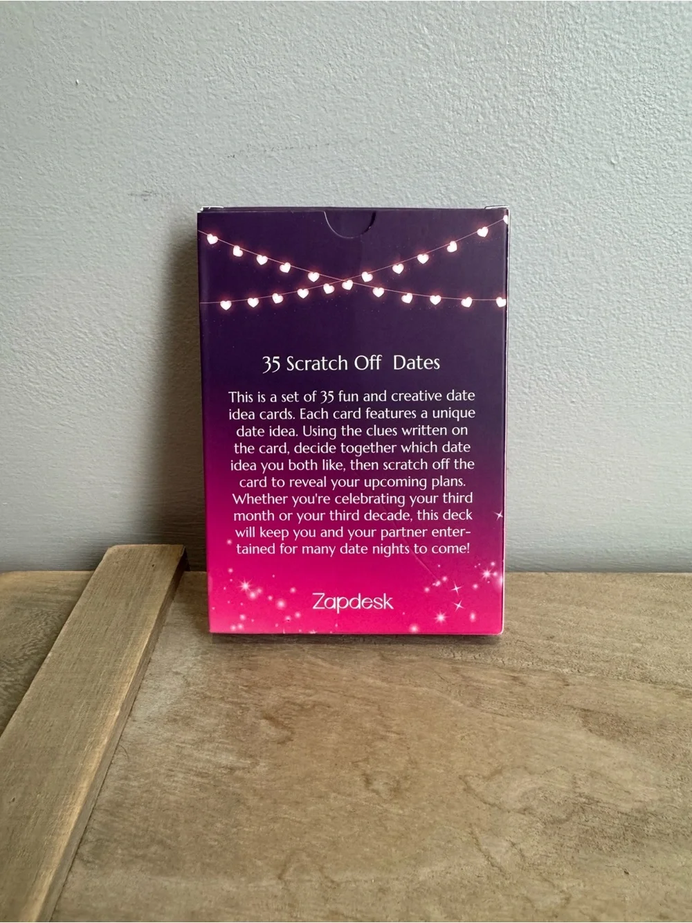 Date Night Cards - Pink Gradient Scratch-Off Ideas